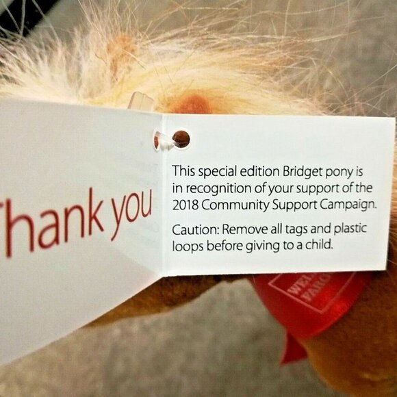 Wells Fargo Pony Bridget - 7” Mini Plush Special Edition 2017 NWT - Picture 3 of 5